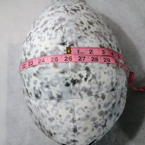 EUC: Spotted Seal Gray & White Super Squishy Vibrating Spotted Plush Pillow - Picture 6 of 7